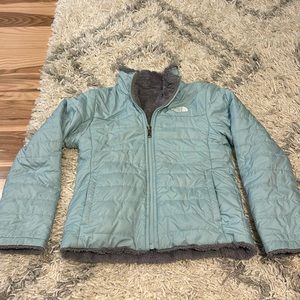 The North Face Girls Reversible Mossbud Jacket size Medium 10/12